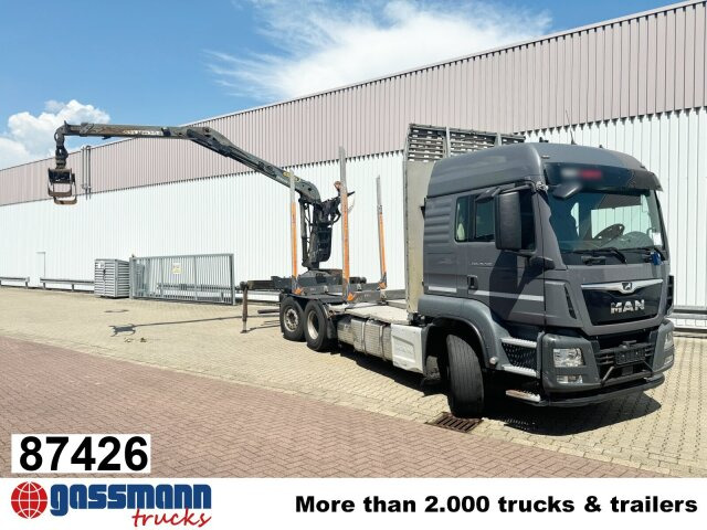 MAN TGS 26.500 6X4H-4 BL, PriTarder, HydroDrive, - Log truck, Crane truck: picture 1 MAN TGS 26.500 6X4H-4 BL, PriTarder, HydroDrive, - Log truck, Crane truck: picture 1