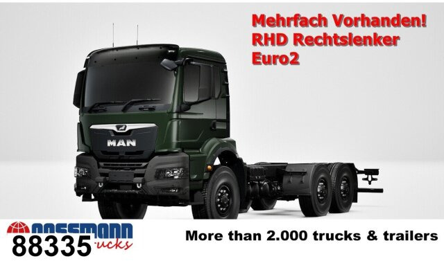MAN TGS 33.440 6x6 BB CH RHD, Euro2, Rechtslenker, - Cab chassis truck: picture 1 MAN TGS 33.440 6x6 BB CH RHD, Euro2, Rechtslenker, - Cab chassis truck: picture 1