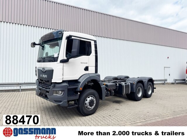 MAN TGS 33.480 6x6 BB CH, Hohe Bauart, Nebenantrieb - Cab chassis truck: picture 1 MAN TGS 33.480 6x6 BB CH, Hohe Bauart, Nebenantrieb - Cab chassis truck: picture 1