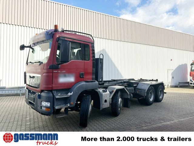 Hook lift truck MAN TGS 35.400 8x4 BL, Schub-Knick bis 6,5m: picture 9 Hook lift truck MAN TGS 35.400 8x4 BL, Schub-Knick bis 6,5m: picture 9