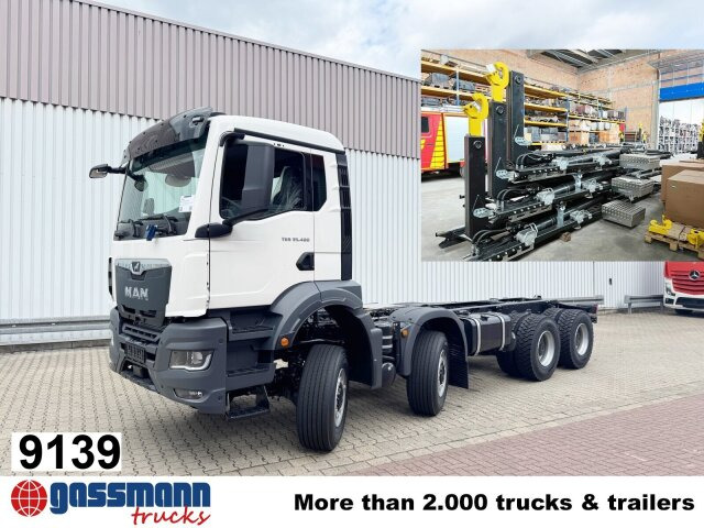 MAN TGS 35.480 8x8 BB CH, Hohe Bauart, Nebenantrieb - Hook lift truck: picture 1 MAN TGS 35.480 8x8 BB CH, Hohe Bauart, Nebenantrieb - Hook lift truck: picture 1