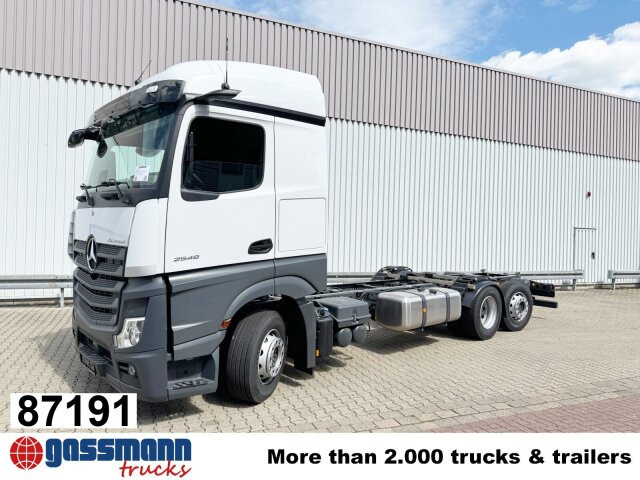 Mercedes-Benz Actros 2548 L 6x2, Retarder, Lenk-/Liftachse, - Cab chassis truck: picture 1 Mercedes-Benz Actros 2548 L 6x2, Retarder, Lenk-/Liftachse, - Cab chassis truck: picture 1