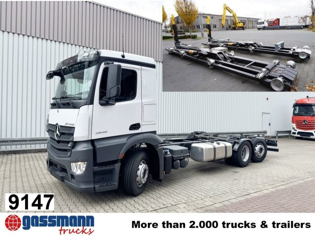 Mercedes-Benz Actros 2548 L 6x2, Retarder, Lenk-/Liftachse - Hook lift truck: picture 1 Mercedes-Benz Actros 2548 L 6x2, Retarder, Lenk-/Liftachse - Hook lift truck: picture 1