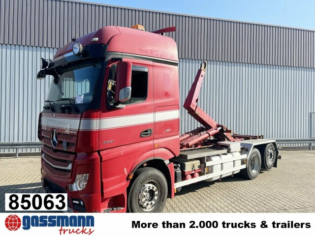 Mercedes-Benz Actros 2551 L 6x2/46, Retarder, Liftachse, - Hook lift truck: picture 1 Mercedes-Benz Actros 2551 L 6x2/46, Retarder, Liftachse, - Hook lift truck: picture 1