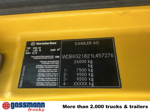 Mercedes-Benz Actros 3348 AK 6x6, Bordmatik links - Tipper: picture 4 Mercedes-Benz Actros 3348 AK 6x6, Bordmatik links - Tipper: picture 4