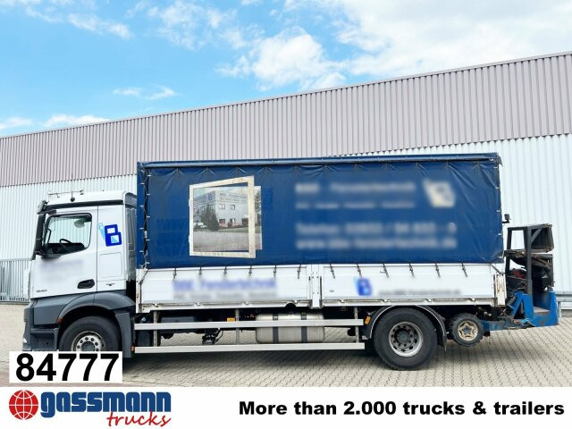 Mercedes-Benz Antos 1840 L 4x2, Aufnahme für Mitnahmestapler - Dropside/ Flatbed truck: picture 1 Mercedes-Benz Antos 1840 L 4x2, Aufnahme für Mitnahmestapler - Dropside/ Flatbed truck: picture 1