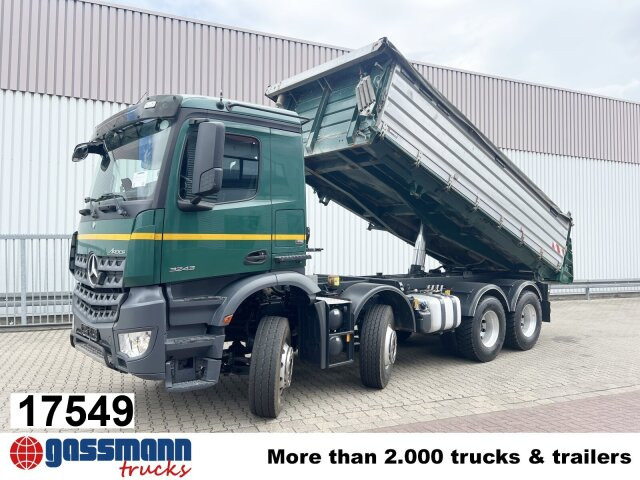 Mercedes-Benz Arocs 3243 K 8x4, Ressenig Thermo Alukipper 3-S - Tipper: picture 1 Mercedes-Benz Arocs 3243 K 8x4, Ressenig Thermo Alukipper 3-S - Tipper: picture 1