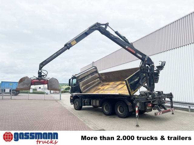 Tipper, Crane truck Mercedes-Benz Arocs 3345 K 6x4, Heckkran Hiab Jonsered: picture 12
