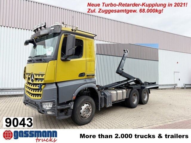 Mercedes-Benz Arocs 3363 K 6x4, Grounder, - Hook lift truck: picture 1 Mercedes-Benz Arocs 3363 K 6x4, Grounder, - Hook lift truck: picture 1