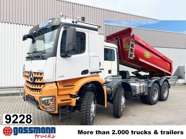 Mercedes-Benz Arocs 4151 AK 8x8/4, Grounder, Meiller - Dumper: picture 1 Mercedes-Benz Arocs 4151 AK 8x8/4, Grounder, Meiller - Dumper: picture 1