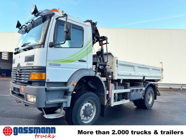 Tipper, Crane truck Mercedes-Benz Atego 1823AK 4x4, Kran HIAB, Bordmatik: picture 8 Tipper, Crane truck Mercedes-Benz Atego 1823AK 4x4, Kran HIAB, Bordmatik: picture 8