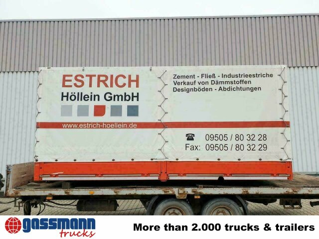 Curtainside swap body Pritschenaufbau mit Plane: picture 7