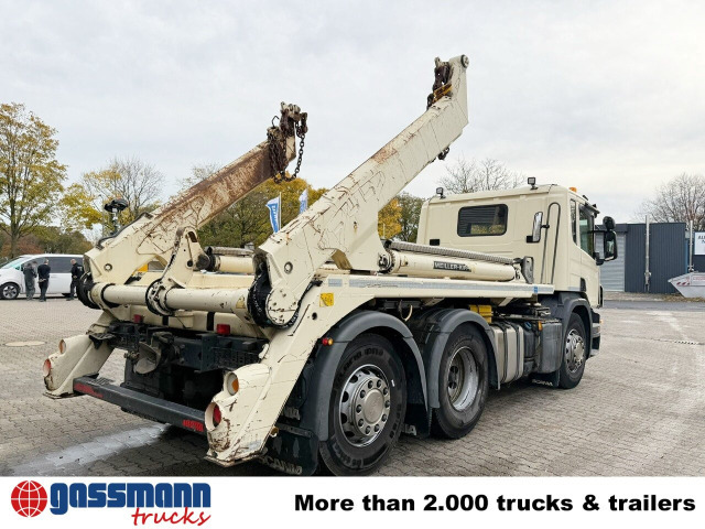 Scania P 320 6x2-4, Lenk-/Liftachse, Tele-Absetzanlage, - Skip loader truck: picture 4 Scania P 320 6x2-4, Lenk-/Liftachse, Tele-Absetzanlage, - Skip loader truck: picture 4