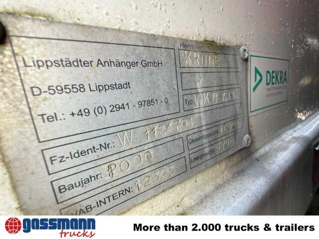 WKO 7.45 Wechselbrücke, Rolltor, Ex-Fahrschule, - Swap body - box: picture 4 WKO 7.45 Wechselbrücke, Rolltor, Ex-Fahrschule, - Swap body - box: picture 4