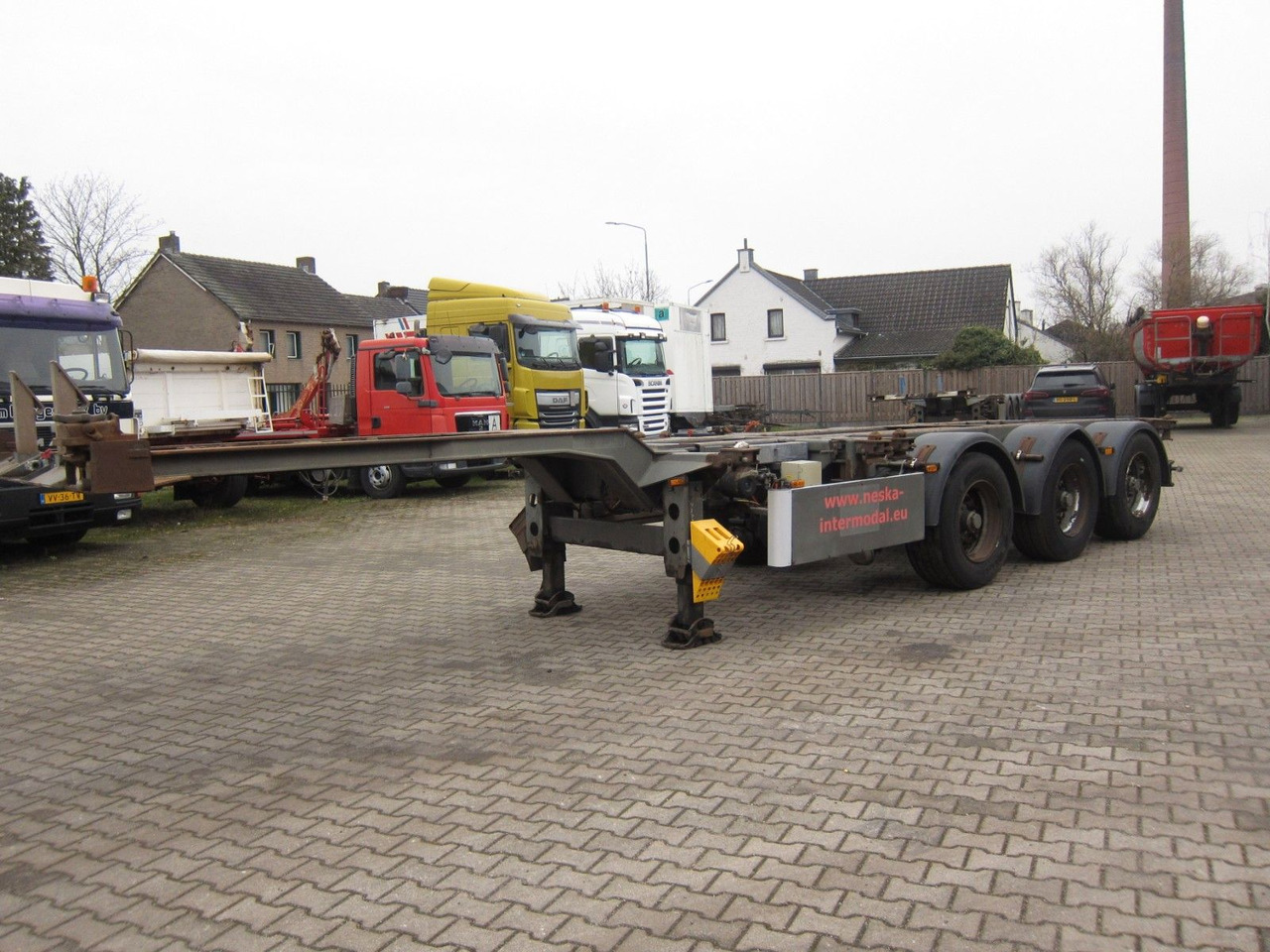 Renders Euro 902 Multi All connections 2xExtendable BPW - Container transporter/ Swap body semi-trailer: picture 2 Renders Euro 902 Multi All connections 2xExtendable BPW - Container transporter/ Swap body semi-trailer: picture 2