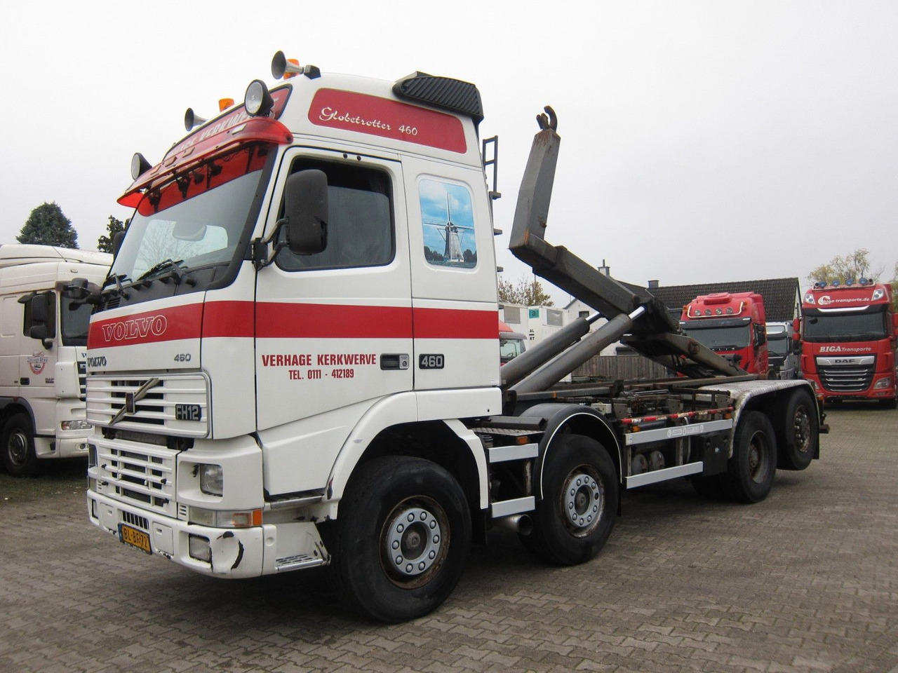 Volvo FH 460 Globe 8X2 Haken 25T Manual Ap-Achse - Hook lift truck: picture 1 Volvo FH 460 Globe 8X2 Haken 25T Manual Ap-Achse - Hook lift truck: picture 1