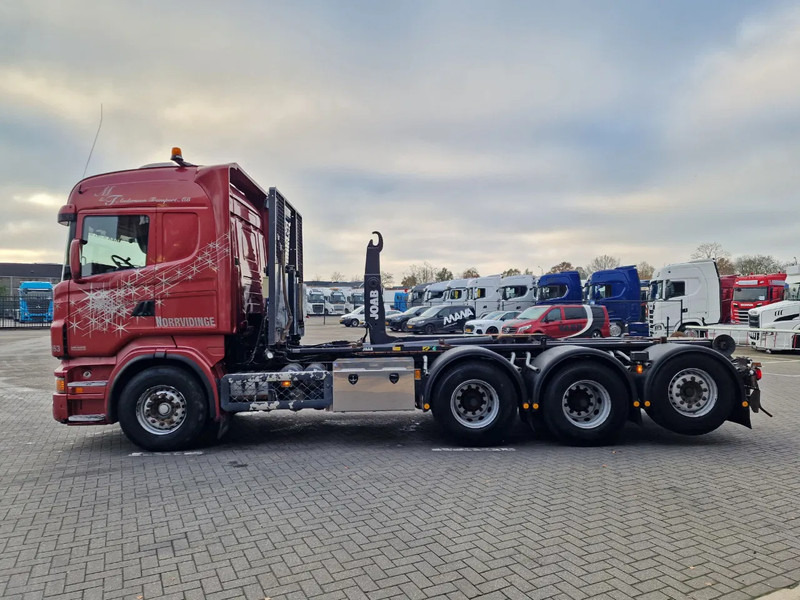 Scania R730 V8 Highline - 8x4*4 - JOAB Hooklift - Steering axle - Full air - Night clima - Hook lift truck: picture 4 Scania R730 V8 Highline - 8x4*4 - JOAB Hooklift - Steering axle - Full air - Night clima - Hook lift truck: picture 4