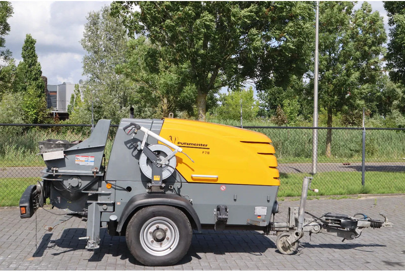 Putzmeister P718 TD | CONCRETE PUMP | LOW HOURS - Stationary concrete pump: picture 1 Putzmeister P718 TD | CONCRETE PUMP | LOW HOURS - Stationary concrete pump: picture 1