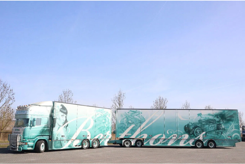 Scania R560 V8 R560 | BERTHONS HOT ROD | CUSTOM SPECIAL TRUCK - Closed box semi-trailer: picture 2 Scania R560 V8 R560 | BERTHONS HOT ROD | CUSTOM SPECIAL TRUCK - Closed box semi-trailer: picture 2