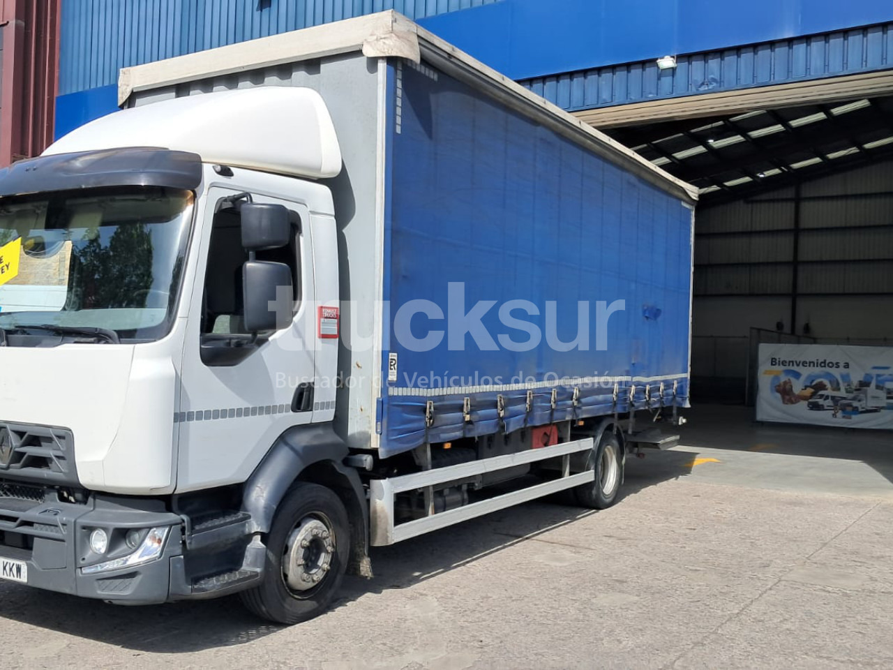 RENAULT D 12.210 SEMITAULINER - Curtainsider truck: picture 2 RENAULT D 12.210 SEMITAULINER - Curtainsider truck: picture 2
