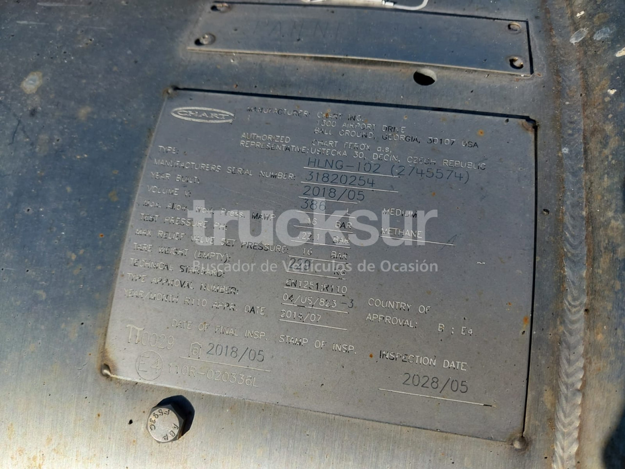 SCANIA R410 GAS GNL leasing SCANIA R410 GAS GNL: picture 11