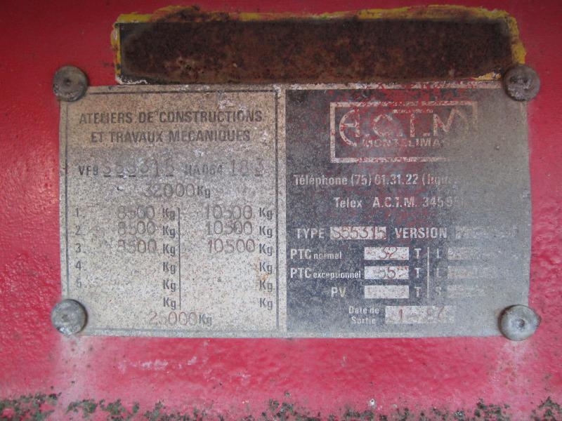 Actm - Low loader semi-trailer: picture 3 Actm - Low loader semi-trailer: picture 3