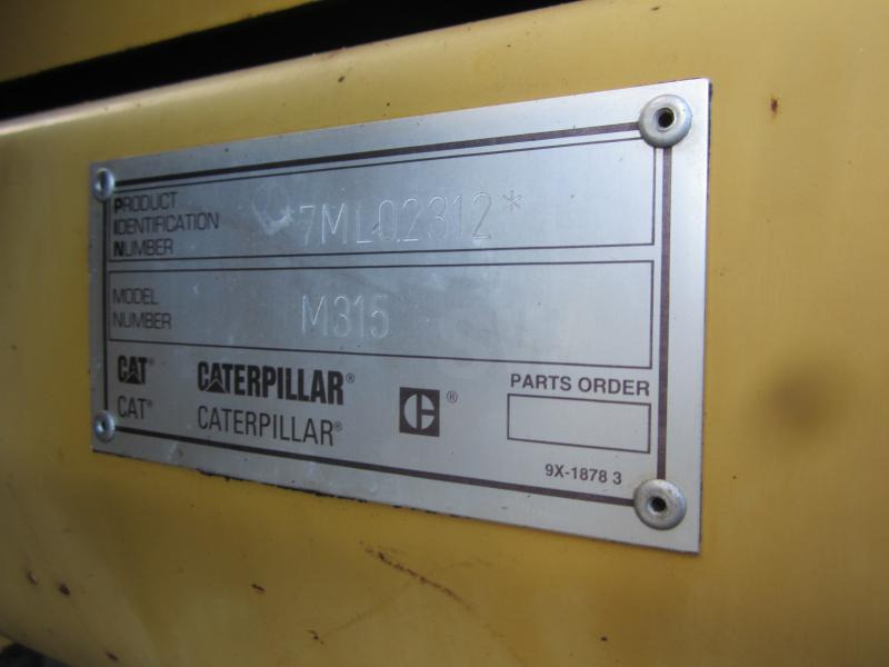 Caterpillar M315 - Wheel excavator: picture 4 Caterpillar M315 - Wheel excavator: picture 4