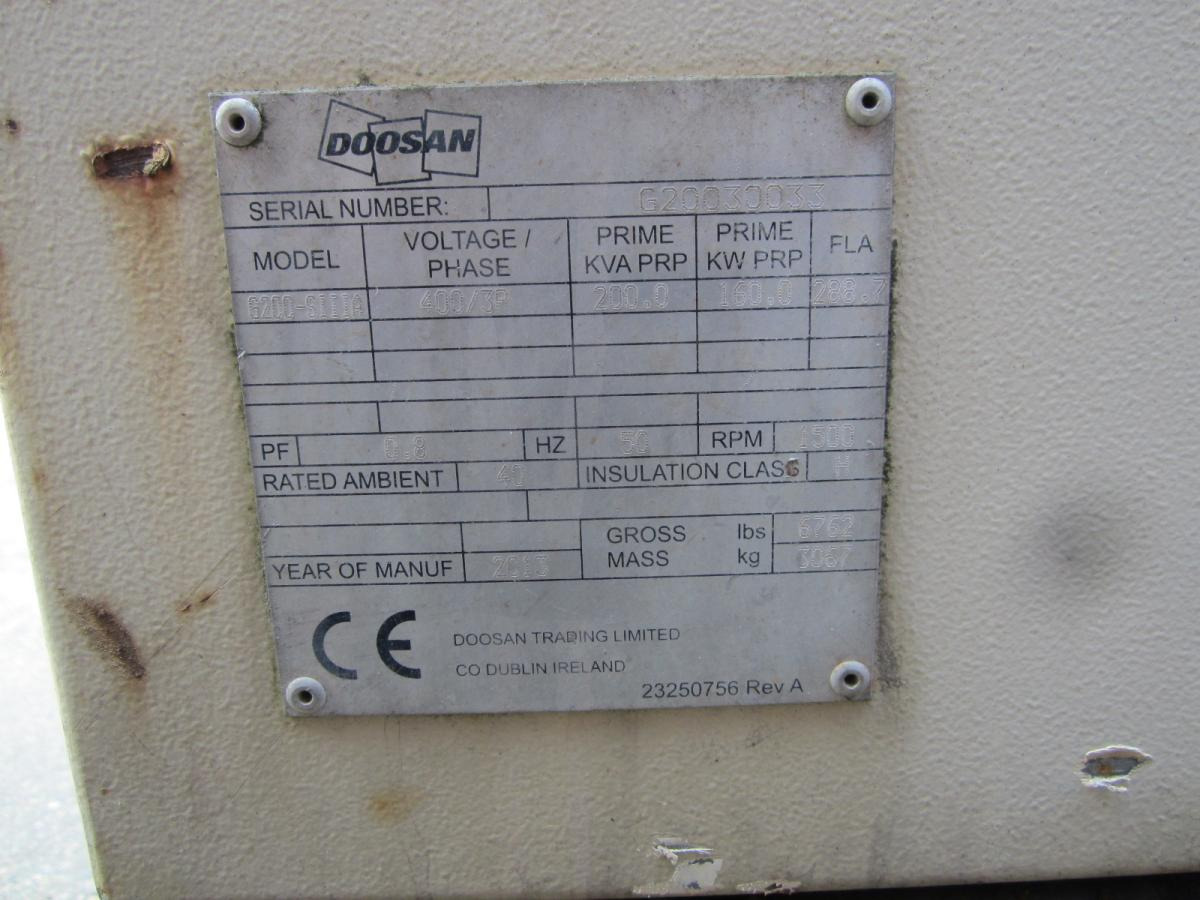 Doosan G200 - Generator set: picture 4 Doosan G200 - Generator set: picture 4