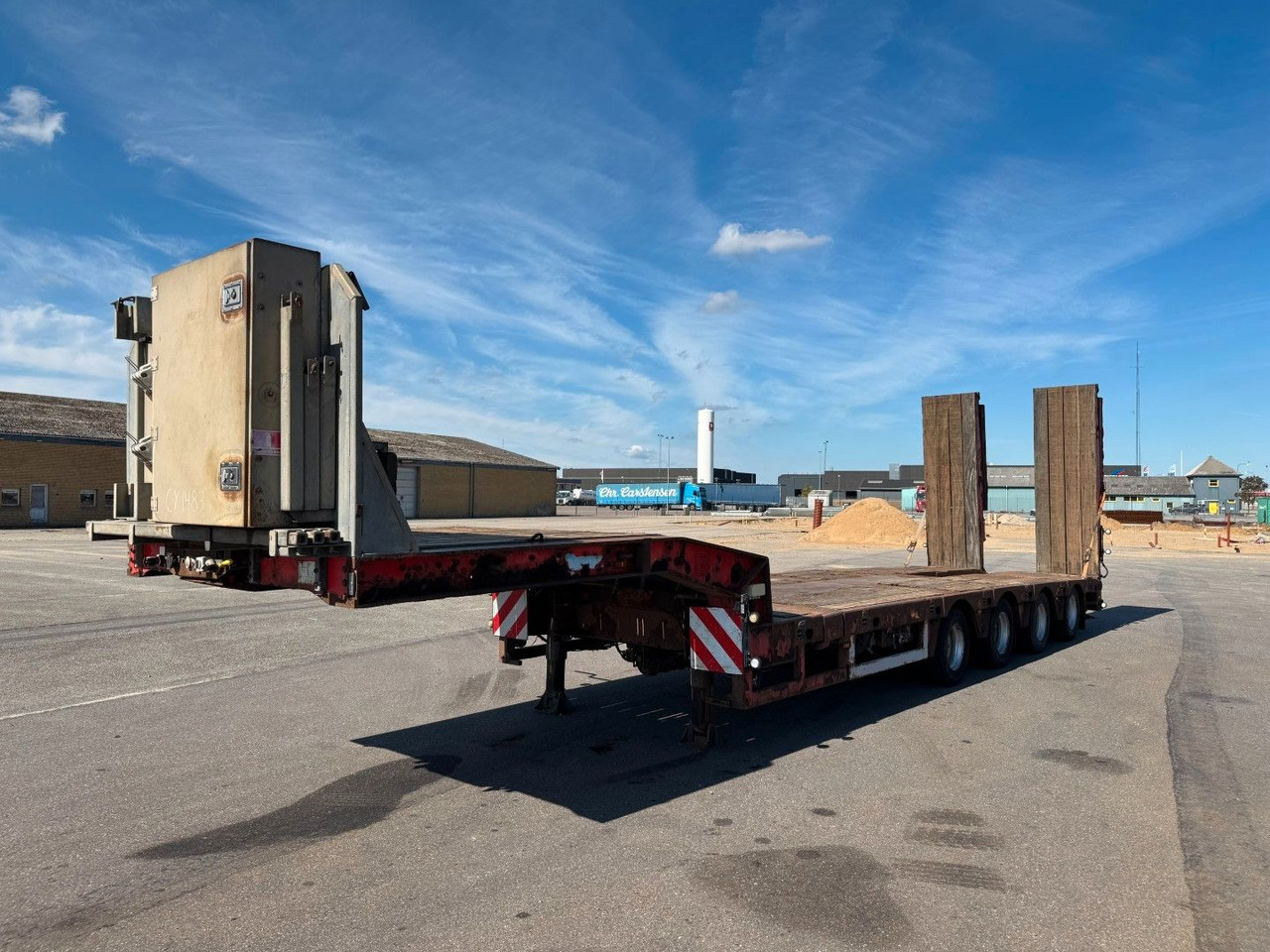 Kel-Berg Faymonville 4 axle Ausziehbar Tieflader - Low loader semi-trailer: picture 1 Kel-Berg Faymonville 4 axle Ausziehbar Tieflader - Low loader semi-trailer: picture 1