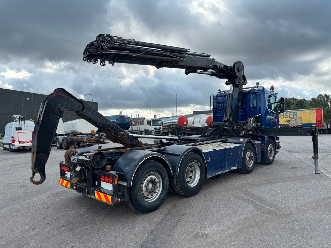 Scania G480 8x2*6 Hakenlift / Hiab 244 EP-5 Hipro - Crane truck: picture 3 Scania G480 8x2*6 Hakenlift / Hiab 244 EP-5 Hipro - Crane truck: picture 3