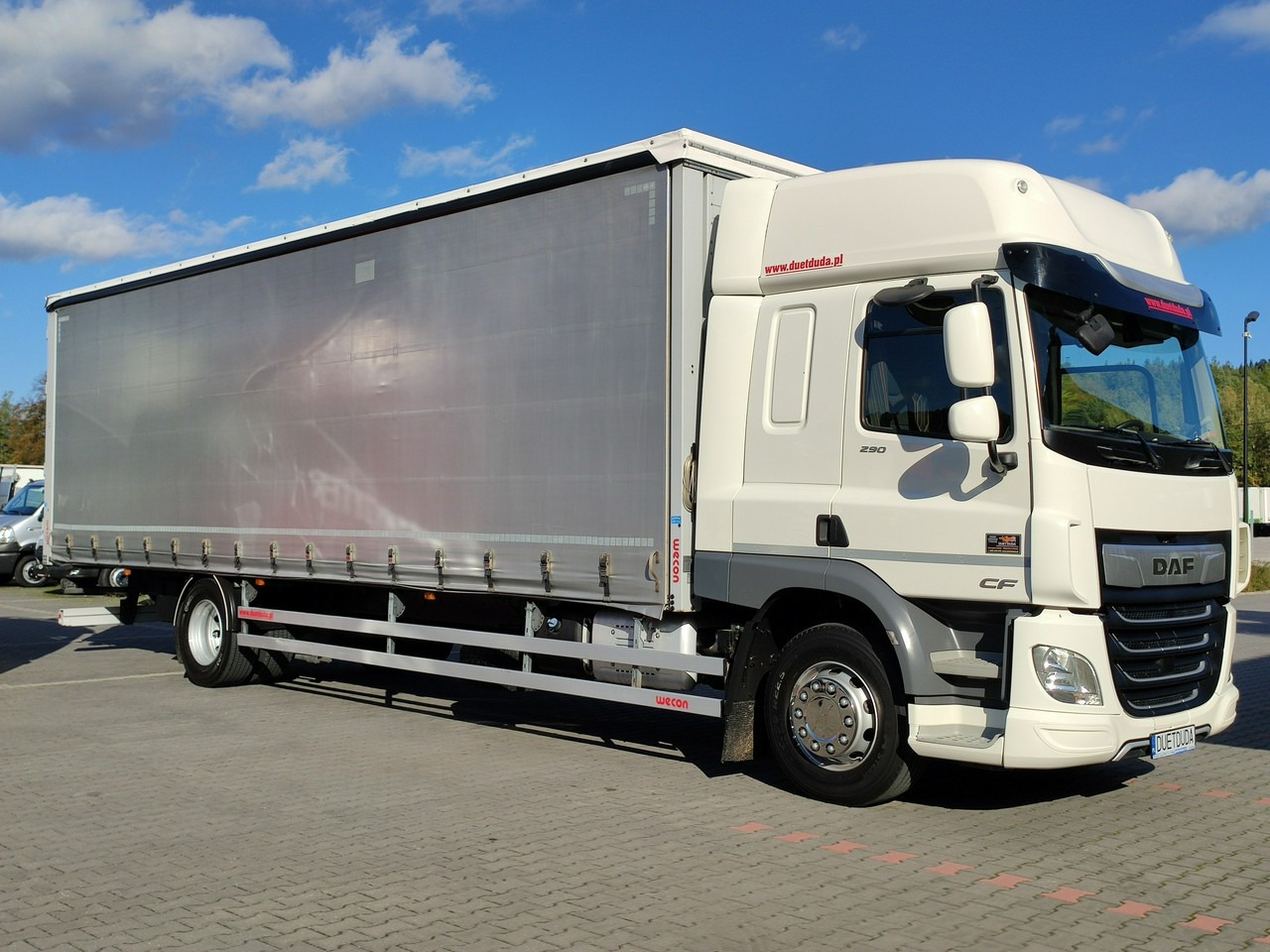 DAF CF 290 E6 Firana Tył Drzwi Dach Podnoszony / Zsuwany Długi 9.30m - Curtainsider truck: picture 5 DAF CF 290 E6 Firana Tył Drzwi Dach Podnoszony / Zsuwany Długi 9.30m - Curtainsider truck: picture 5