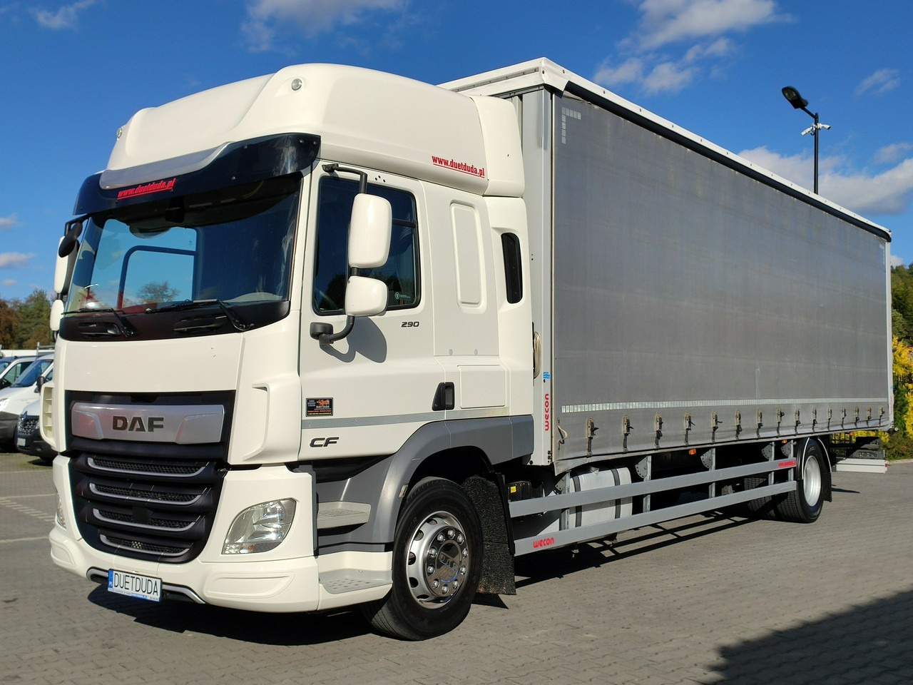 DAF CF 290 E6 Firana Tył Drzwi Dach Podnoszony / Zsuwany Długi 9.30m - Curtainsider truck: picture 2 DAF CF 290 E6 Firana Tył Drzwi Dach Podnoszony / Zsuwany Długi 9.30m - Curtainsider truck: picture 2