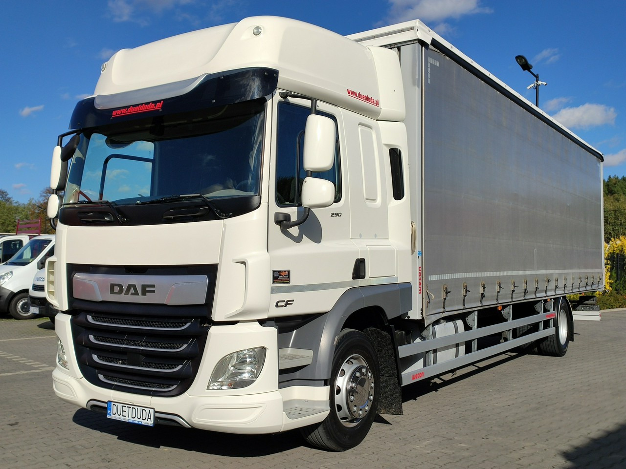 DAF CF 290 E6 Firana Tył Drzwi Dach Podnoszony / Zsuwany Długi 9.30m - Curtainsider truck: picture 4 DAF CF 290 E6 Firana Tył Drzwi Dach Podnoszony / Zsuwany Długi 9.30m - Curtainsider truck: picture 4