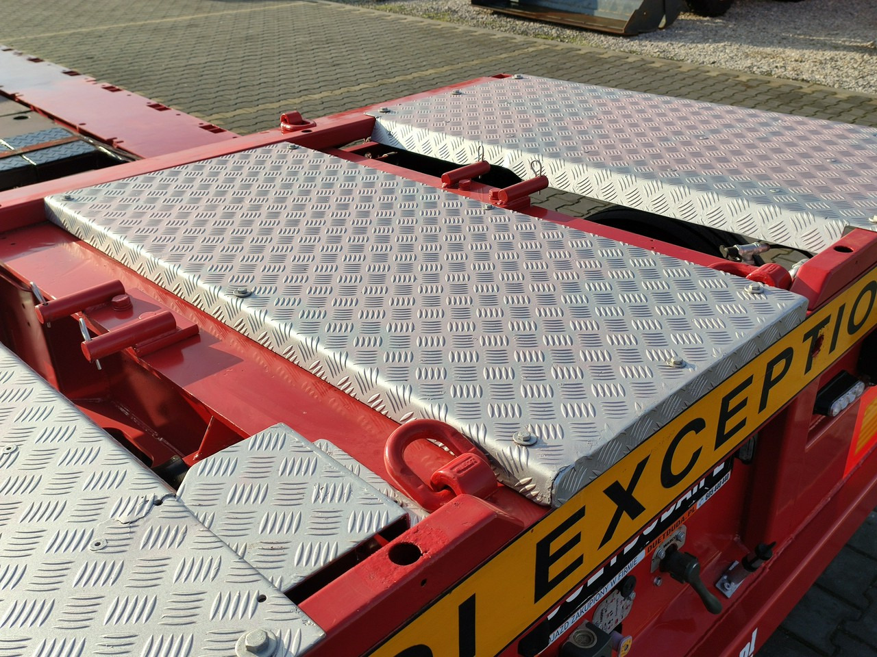 Low loader trailer EMTECH PCN 18 PNZ-S Tiefbett zagłębiana Rozsuwana UNIKAT JAK NOWA: picture 30