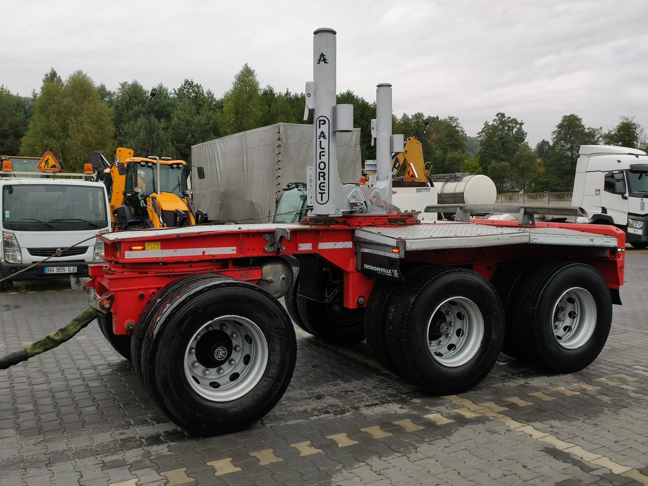 Faymonville Wózek 3-Osie FlexMAX 12T Do drzewa Do drewna Do Lasu 2019/2020r - Log trailer: picture 5 Faymonville Wózek 3-Osie FlexMAX 12T Do drzewa Do drewna Do Lasu 2019/2020r - Log trailer: picture 5