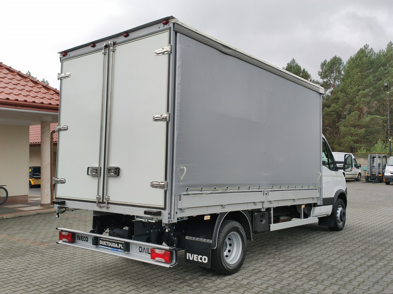 Curtain side van Iveco Daily 70C17 Firana Tył Drzwi Zadbany w Pełni Sprawny Super Stan: picture 6