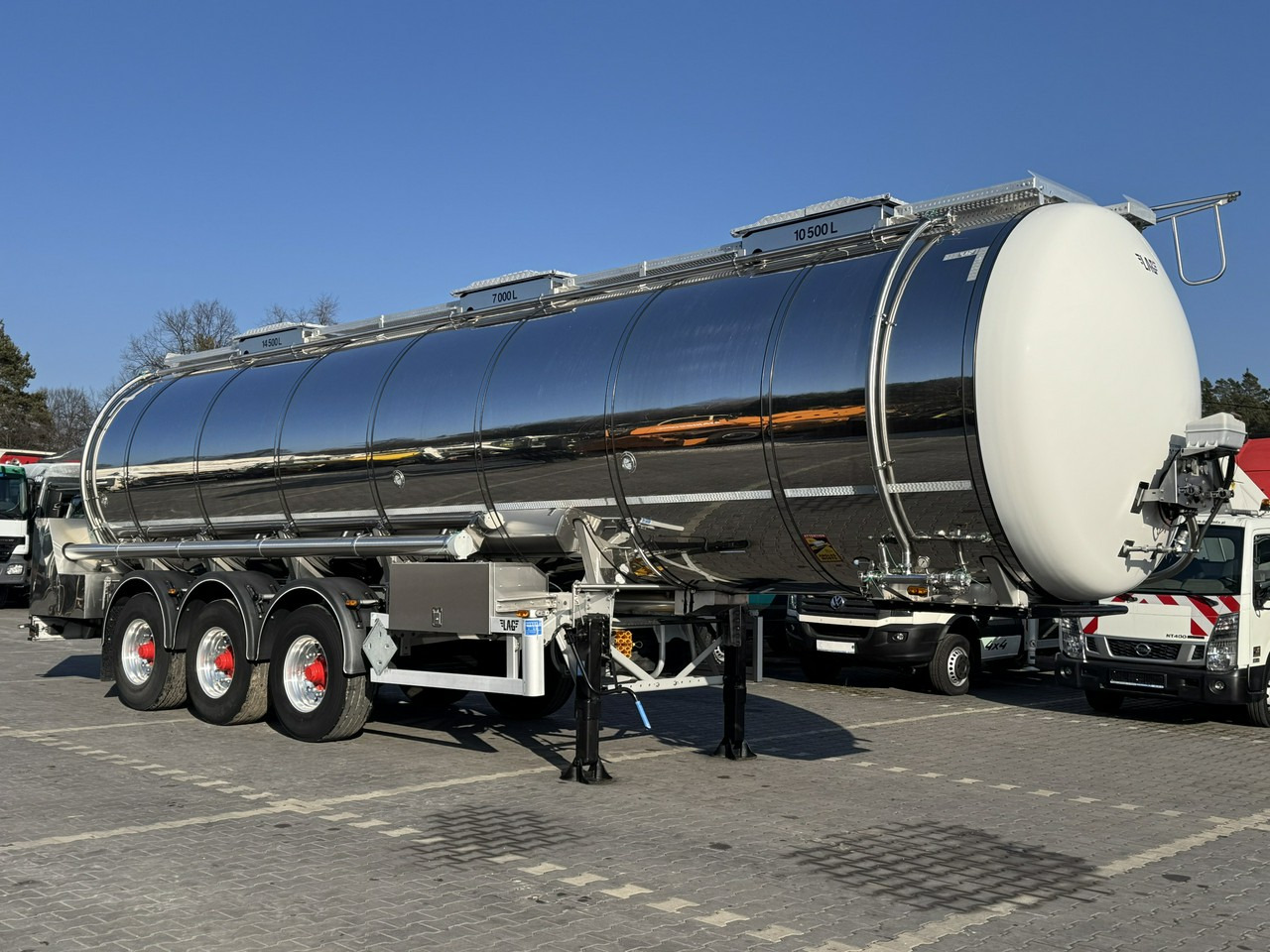 Lag Spożywcza Magyar Izolowana Webasto Pompa Elektryczna do Zrzutu - Tank semi-trailer: picture 1 Lag Spożywcza Magyar Izolowana Webasto Pompa Elektryczna do Zrzutu - Tank semi-trailer: picture 1