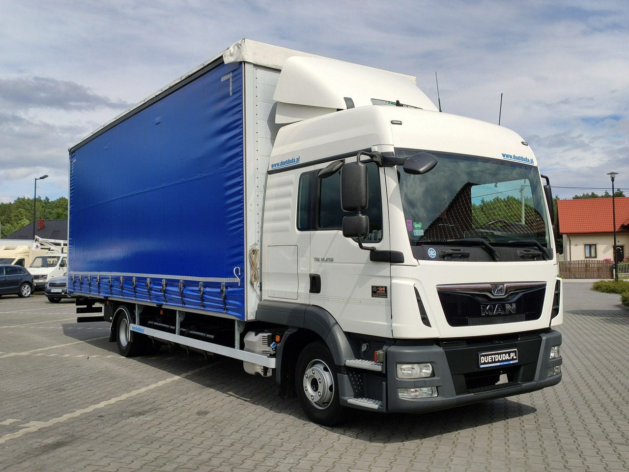MAN TGL12.250 E6 Firana Tył Drzwi Dach Zsuwany Bogato Wyposażony - Curtainsider truck: picture 2 MAN TGL12.250 E6 Firana Tył Drzwi Dach Zsuwany Bogato Wyposażony - Curtainsider truck: picture 2