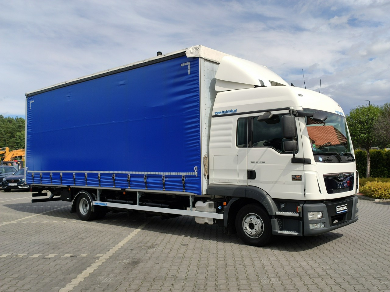 MAN TGL12.250 E6 Firana Tył Drzwi Dach Zsuwany Bogato Wyposażony - Curtainsider truck: picture 5 MAN TGL12.250 E6 Firana Tył Drzwi Dach Zsuwany Bogato Wyposażony - Curtainsider truck: picture 5
