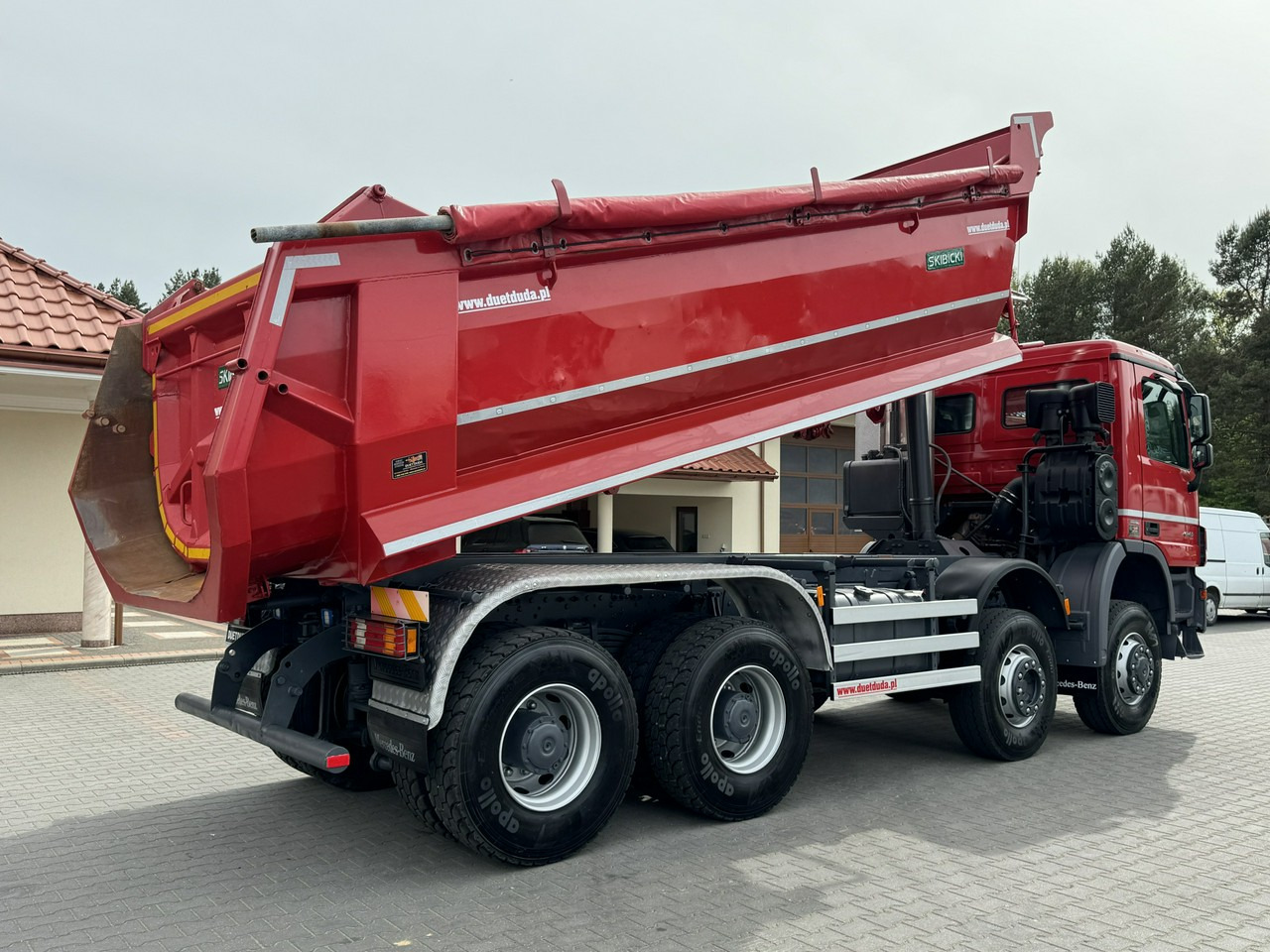 Tipper Mercedes Actros 4141 8x6 Wywrot SKIBICKI Automat EPS ze Sprzegłem !!!: picture 16