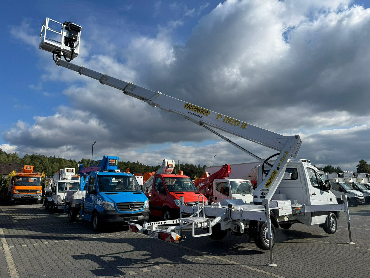 Truck mounted aerial platform Mercedes Sprinter Zwyżka Podnośnik Koszowy PALFINGER P280 B UDT: picture 12 Truck mounted aerial platform Mercedes Sprinter Zwyżka Podnośnik Koszowy PALFINGER P280 B UDT: picture 12