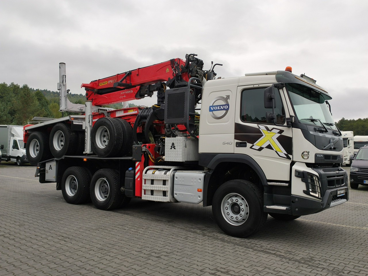 Volvo FMX 540 6x4 RETARDER PALFORET EPSILON S300L Do Drewna - Log truck: picture 3 Volvo FMX 540 6x4 RETARDER PALFORET EPSILON S300L Do Drewna - Log truck: picture 3