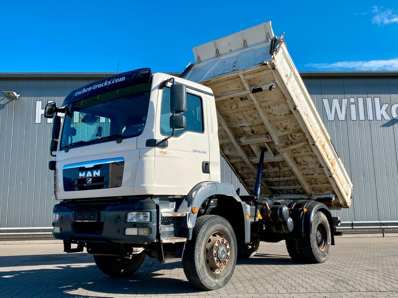 MAN TGM 18.290 4x4 | MEILLER*AHK*Oel*Blatt*1.Hand - Tipper: picture 1 MAN TGM 18.290 4x4 | MEILLER*AHK*Oel*Blatt*1.Hand - Tipper: picture 1