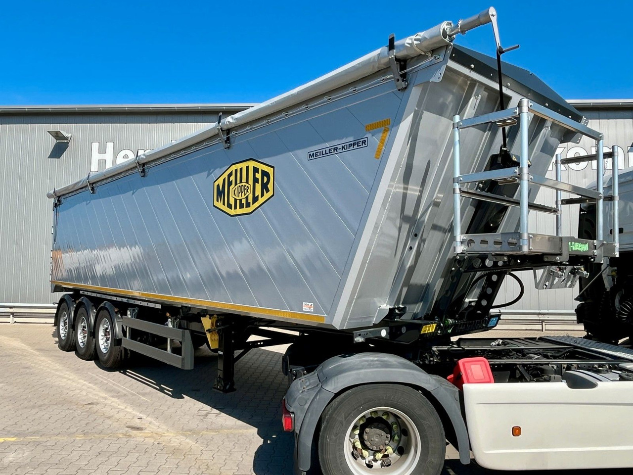 Tipper semi-trailer Meiller MHKA 45/3 Getreide 49m³ ALU*7mm Boden*Lift*Plane: picture 6