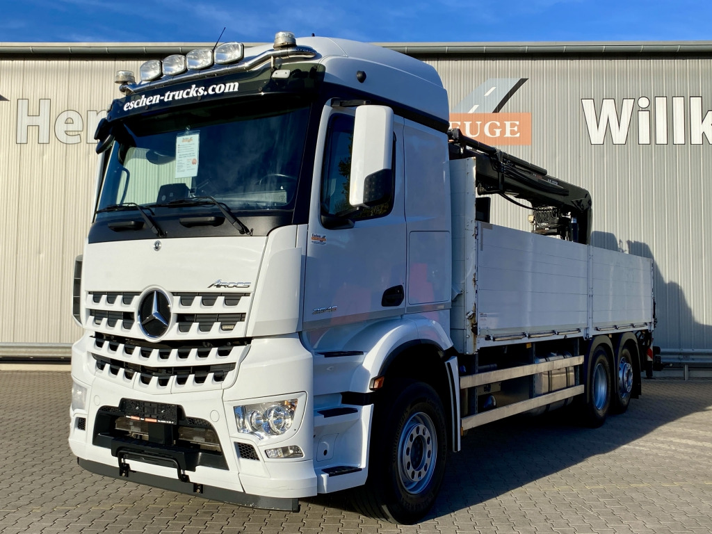 Mercedes-Benz 2545 L 6x2 Arocs / HIAB 177 K Pro Kran - Dropside/ Flatbed truck, Crane truck: picture 1 Mercedes-Benz 2545 L 6x2 Arocs / HIAB 177 K Pro Kran - Dropside/ Flatbed truck, Crane truck: picture 1