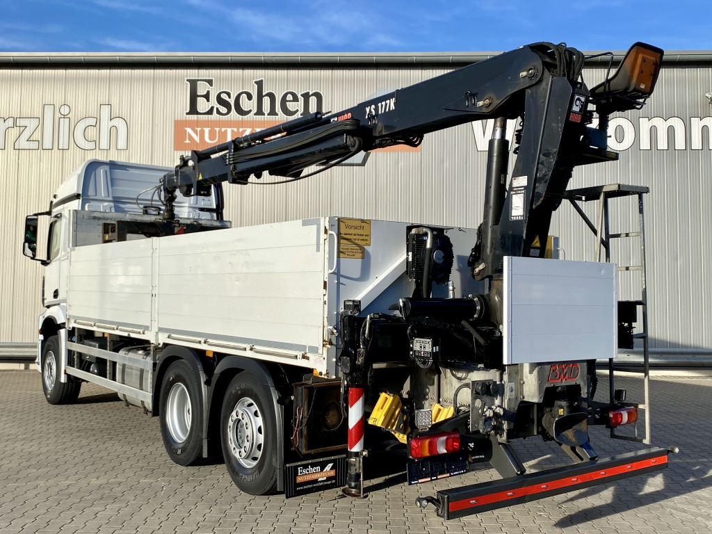 Mercedes-Benz 2545 L 6x2 Arocs / HIAB 177 K Pro Kran - Dropside/ Flatbed truck, Crane truck: picture 3 Mercedes-Benz 2545 L 6x2 Arocs / HIAB 177 K Pro Kran - Dropside/ Flatbed truck, Crane truck: picture 3