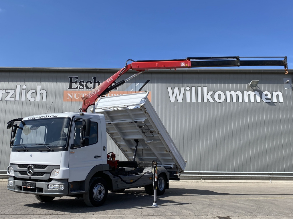 Mercedes-Benz 818 K Atego / Fassi F65 A Kran - Tipper, Crane truck: picture 1 Mercedes-Benz 818 K Atego / Fassi F65 A Kran - Tipper, Crane truck: picture 1