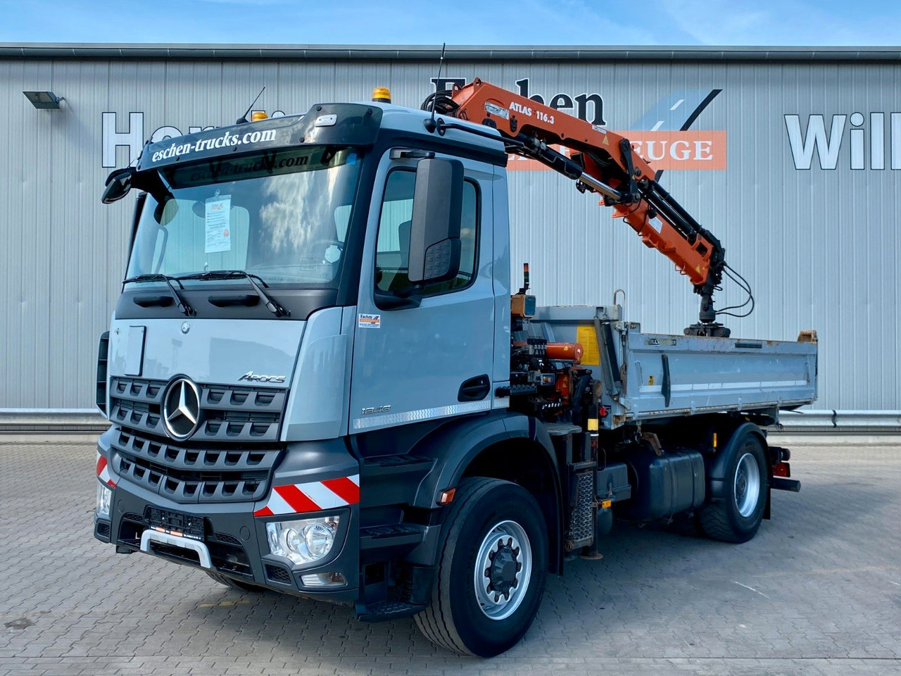 Mercedes-Benz Arocs 1843 HAD 4x4 | Atlas 116.3-A3*5+6.Kreis - Tipper, Crane truck: picture 2 Mercedes-Benz Arocs 1843 HAD 4x4 | Atlas 116.3-A3*5+6.Kreis - Tipper, Crane truck: picture 2