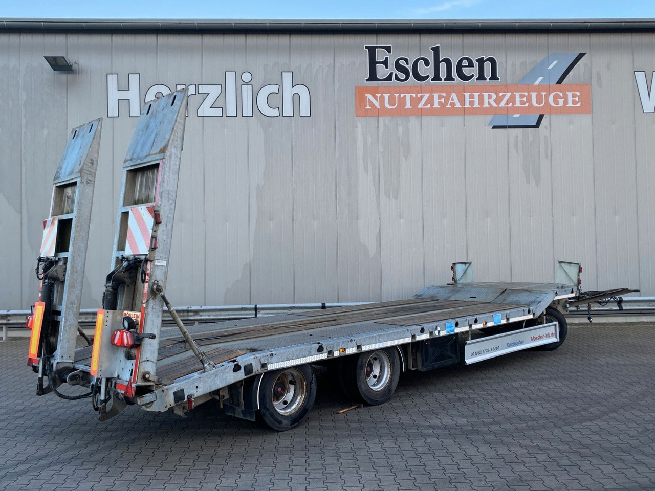 Möslein TF3-P | verzinktes Chassis*hydr. Rampen*Blatt - Low loader trailer: picture 4 Möslein TF3-P | verzinktes Chassis*hydr. Rampen*Blatt - Low loader trailer: picture 4