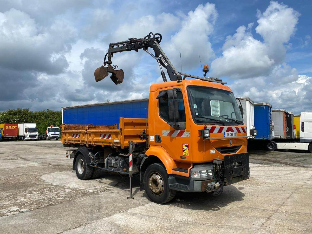 Renault Midlum 180 - Tipper, Crane truck: picture 1 Renault Midlum 180 - Tipper, Crane truck: picture 1